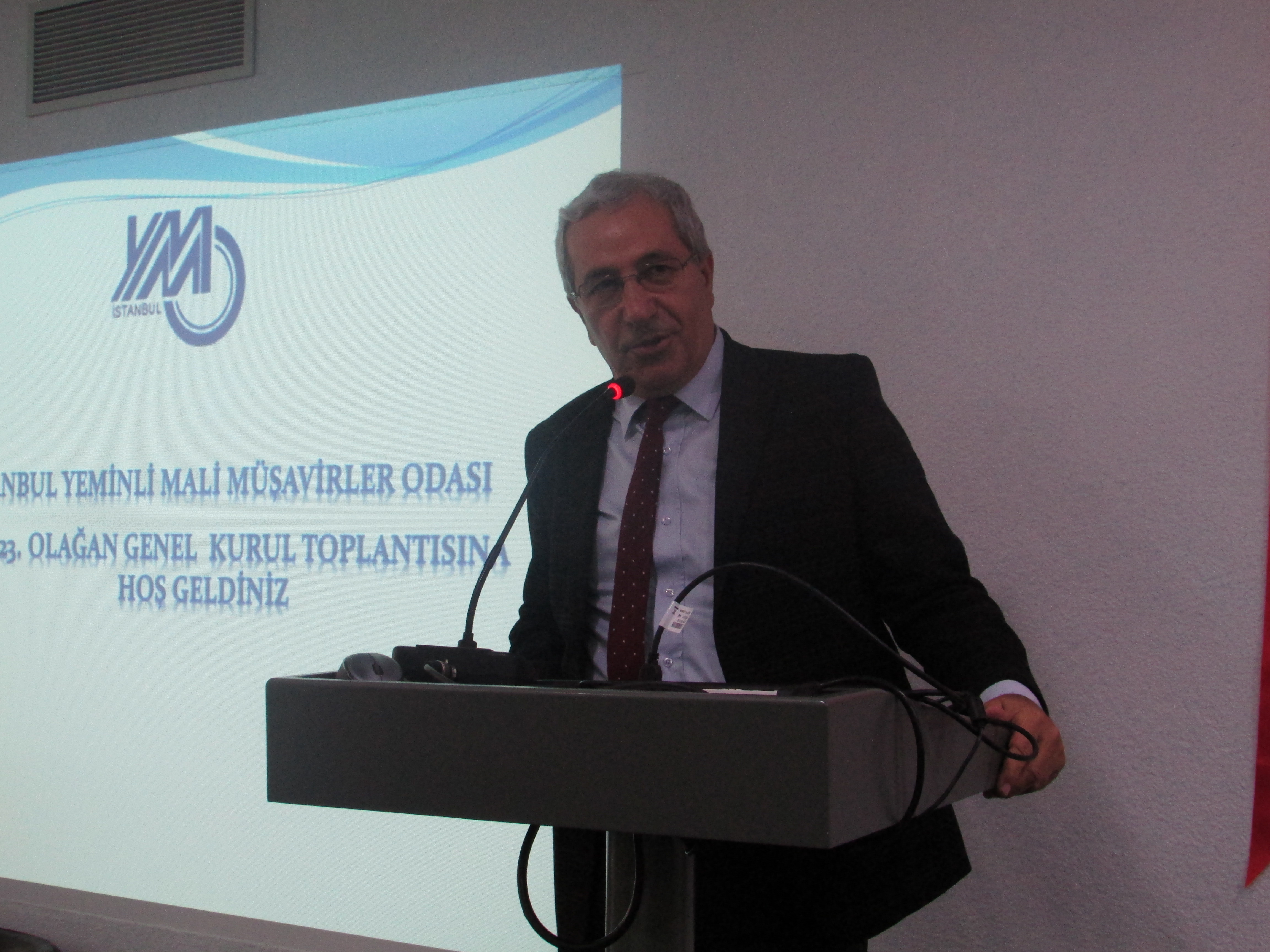 İstanbul Yeminli Mali Müşavirler Odası Başkan Yardımcısı İbrahim Aktan Genel Kurul Konuşma